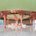Column Pillar Petals Pillar Decoration Main Structural Column 3d model