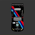 Toyota Gazoo Racing 88 Race Car With Black Blue Pink Red Stripes And Rear Wing