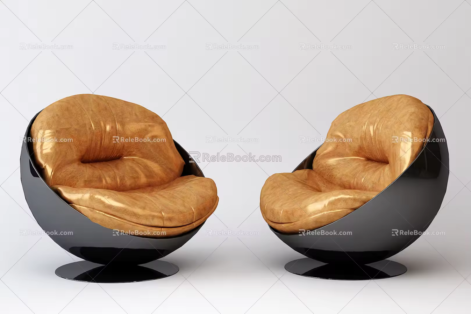 Postmodern Single Sofa Casual Sofa Lazy Sofa Fashion Sofa 3d model