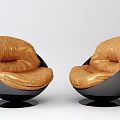 Postmodern Single Sofa Casual Sofa Lazy Sofa Fashion Sofa 3d model