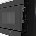 Black Built In Electrolux Microwave With Digital Control Panel And