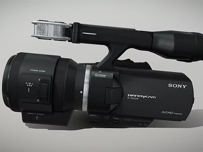 Sony Handycam Digital Video Camera With Ergonomic Grip And High Quality Lens 3d model