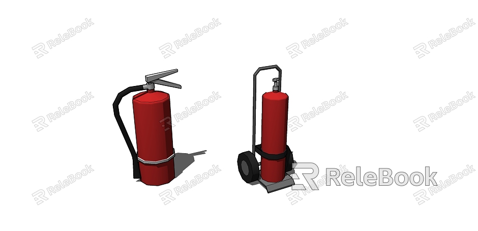 Modern fire extinguisher fire extinguisher equipment model