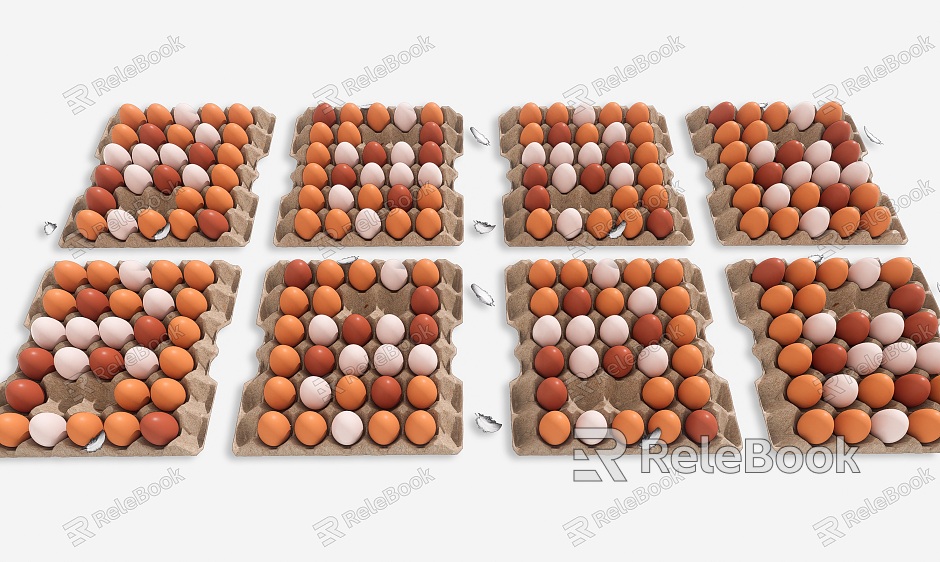 Modern Agricultural Products Egg Combination Egg Basket Egg Basket Egg Basket Duck Egg Egg Combination model