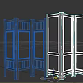 Wooden Room Dividers With Intricate Carved Floral Patterns For Traditional Home Decor