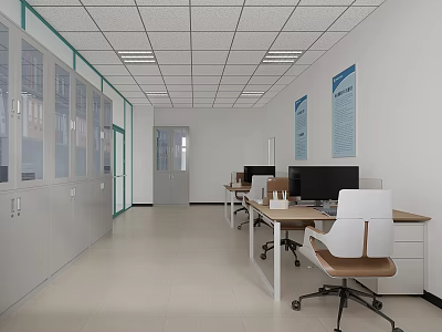 Modern Financial Office Manager's Office Financial Office 3d model
