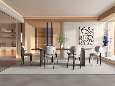Modern Restaurant 3d model