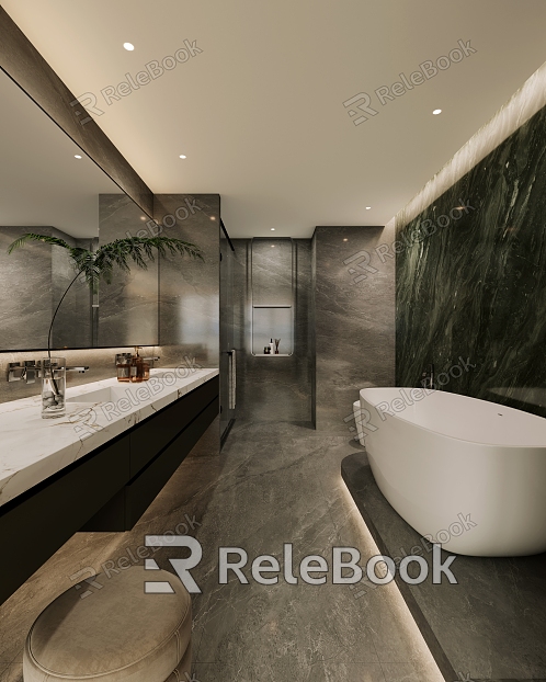 modern bathroom bathtub model