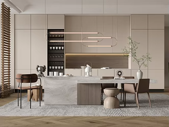 Modern Restaurant 3d model