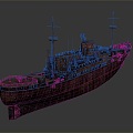 INDUSTRIAL LOFT SHIP Vessel Ship Navigation Ship Water Transport 3d model