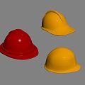 Safety helmet Fire helmet Fire helmet 3d model