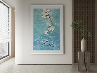 New Chinese Decorative Painting 3d model