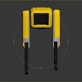 Industrial Equipment Featuring Yellow Four Legged Robot Design And Structure