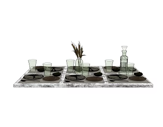 Tableware 3d model