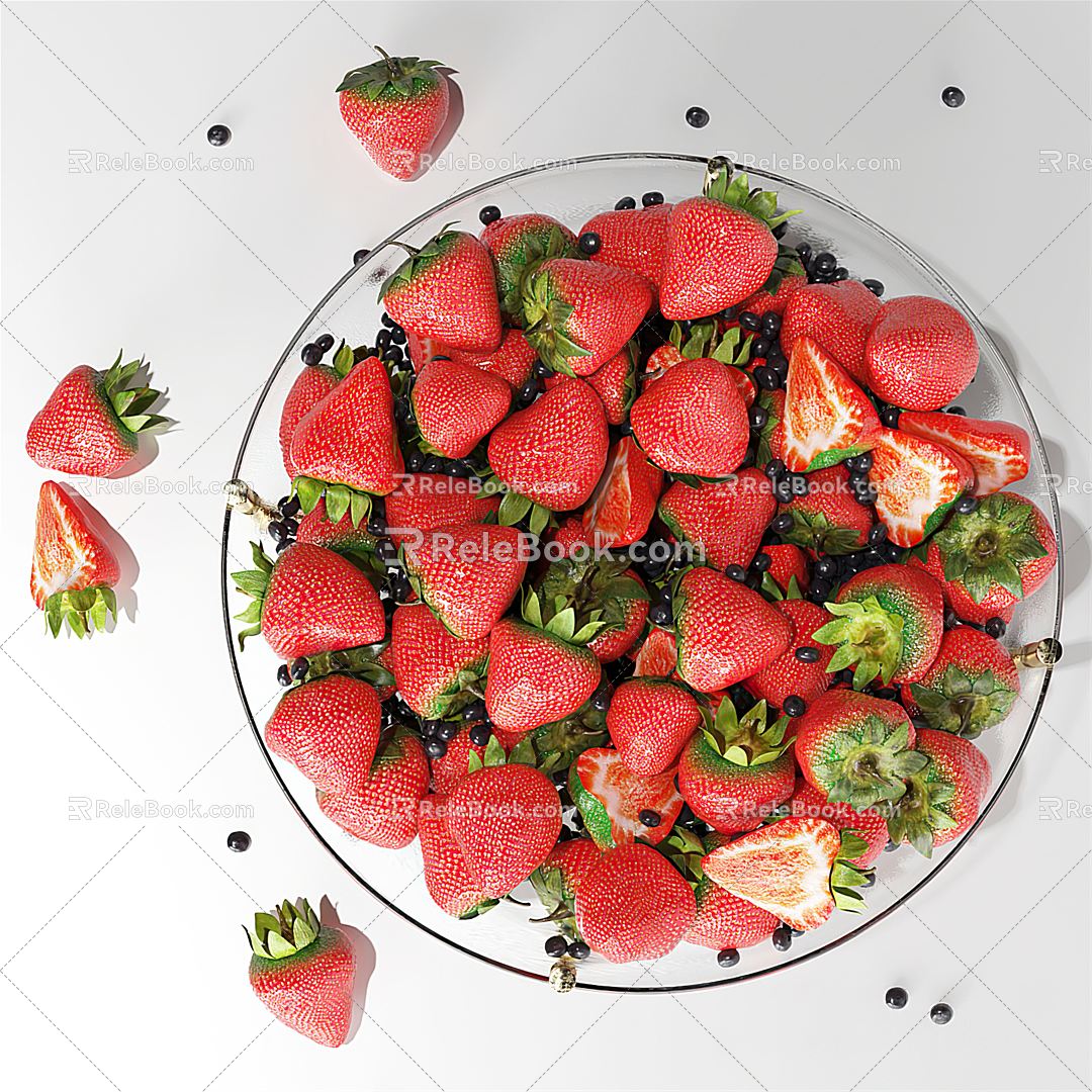 Modern Strawberry 3d model