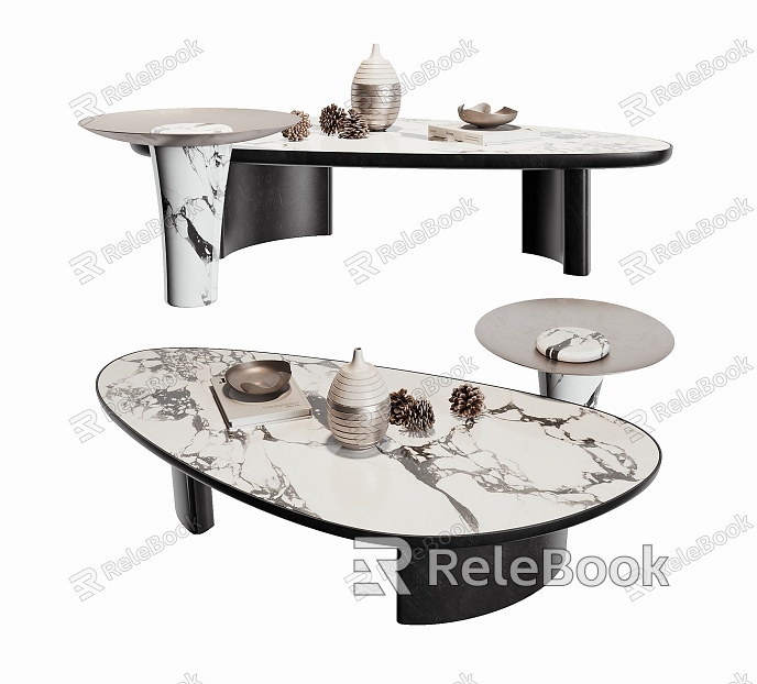 Modern coffee table model