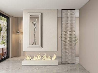 Entrance aisle partition model