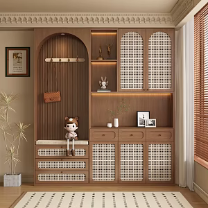 Antique Wardrobe Entrance Cabinet 3d model