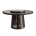 Chinese Round Dining Table 3d model