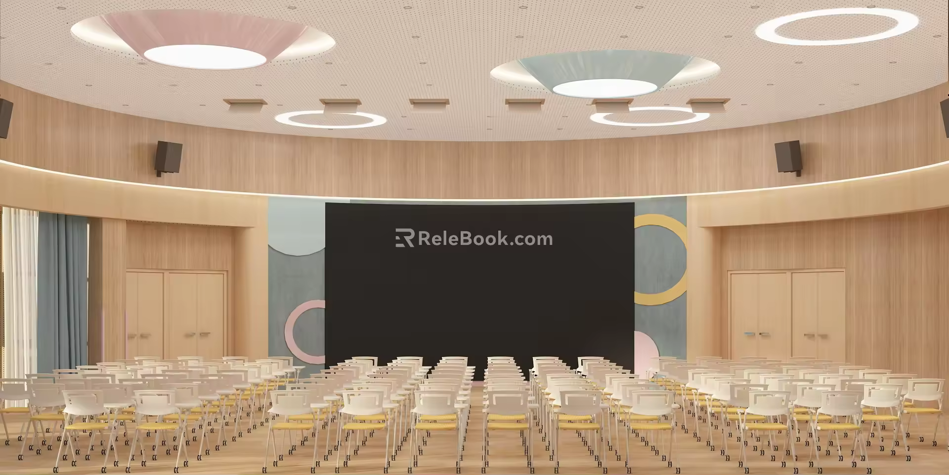 Modern Conference Hall Report Hall Multi-function Room 3d model