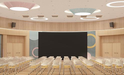 Modern Conference Hall Report Hall Multi-function Room 3d model