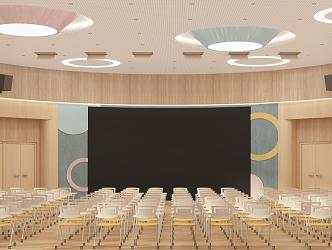 Modern Conference Hall Report Hall Multi-function Room 3d model