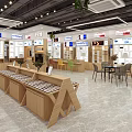 Eyewear Specialty Store With Glass Window Showcases Bright Lighting And Interior Eyeglasses Displays