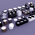 Various Designs of Downlights and Spotlights in Multiple Colors and Shapes for Home Lighting
