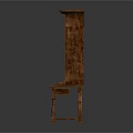 Traditional Wooden Bookcase With Carved Details Multiple Shelves And Bottom Storage Drawers