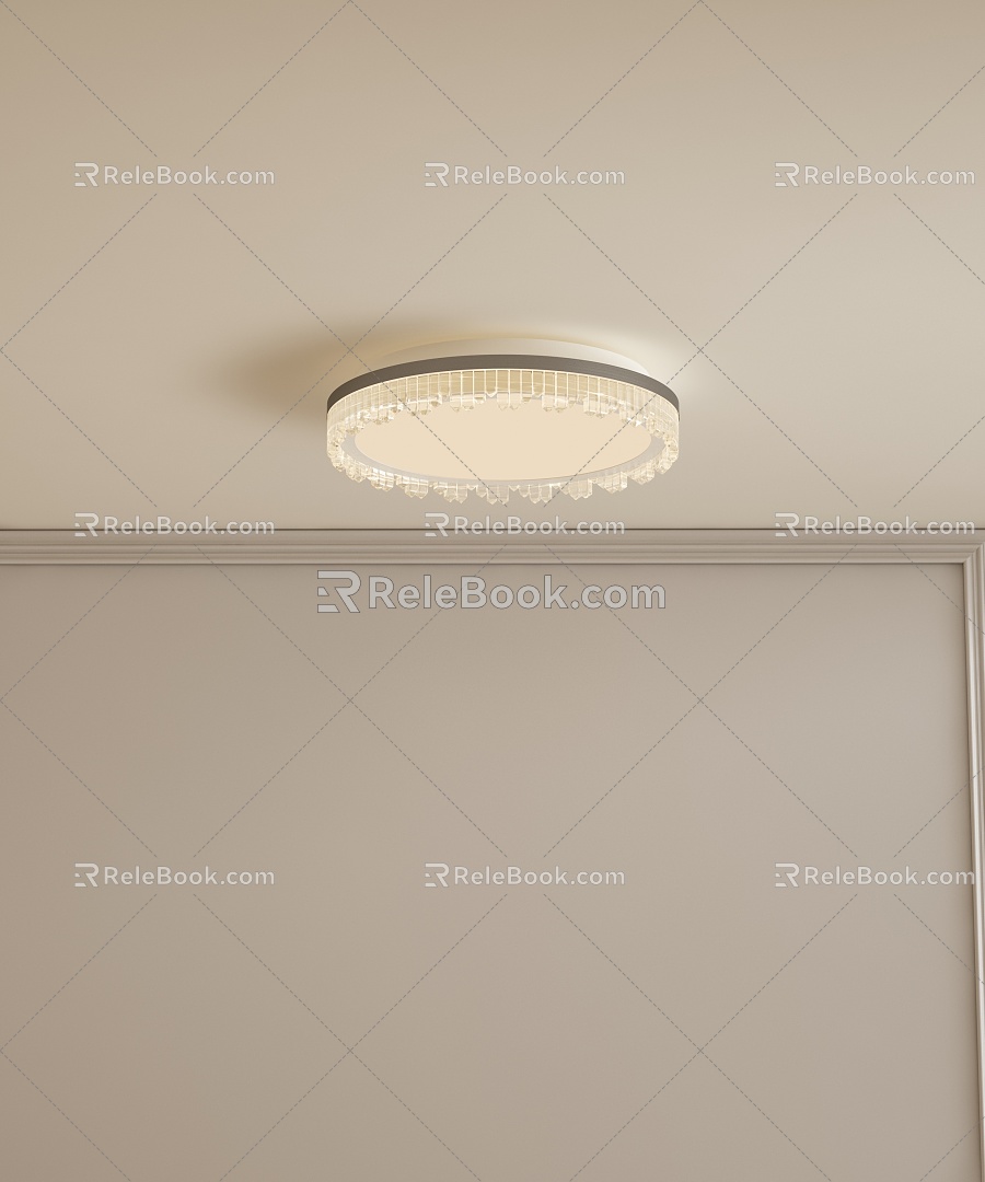 modern ceiling lamp 3d model