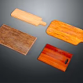 Various Wooden Cutting Boards With Different Wood Types For Kitchen Use