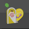 Wuxiang Lake Animal Theme Park Photo Spot With Four Leaf Clover Heart And Paw Print