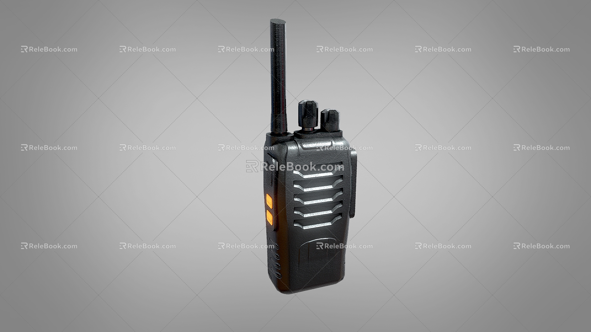 Walkie-talkie old-fashioned walkie-talkie radio low face number low model simple model game for military sub-era film and television super realistic high precision 3d model