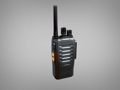 Walkie-talkie old-fashioned walkie-talkie radio low face number low model simple model game for military sub-era film and television super realistic high precision 3d model