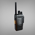 Walkie-talkie old-fashioned walkie-talkie radio low face number low model simple model game for military sub-era film and television super realistic high precision 3d model