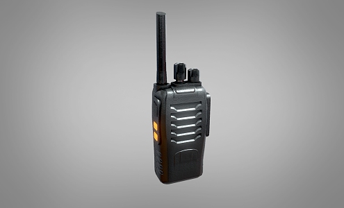 Walkie-talkie old-fashioned walkie-talkie radio low face number low model simple model game for military sub-era film and television super realistic high precision 3d model