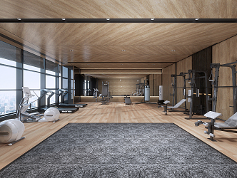 Modern Gym 3d model