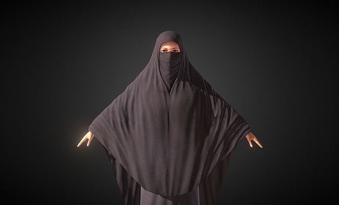 Iraqi women Afghan women Taliban women 3d model