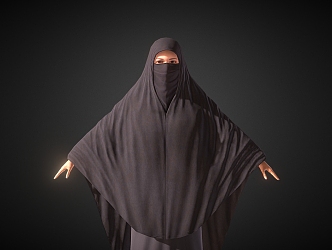 Iraqi women Afghan women Taliban women 3d model