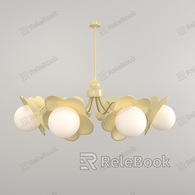 Butter wind chandelier flower lamp model