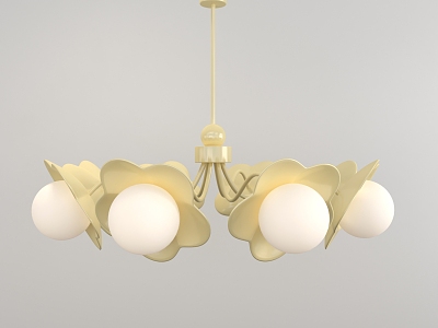 Butter wind chandelier flower lamp model