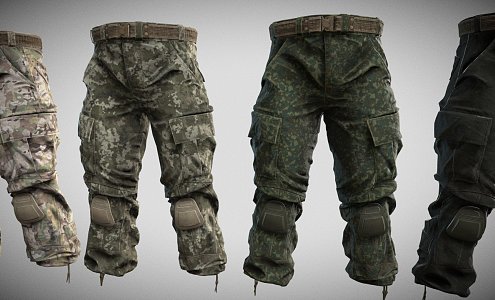 Tactical Pants 3d model