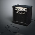 High Quality Marshall Black Computer Speakers With Control Knobs And Wired Connection For PC Use