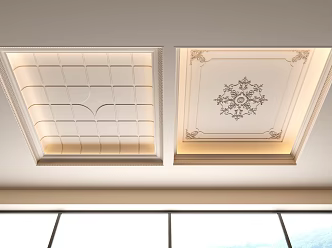 French Ceiling 3d model