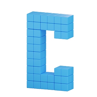 English Alphabet English Alphabet 3d model