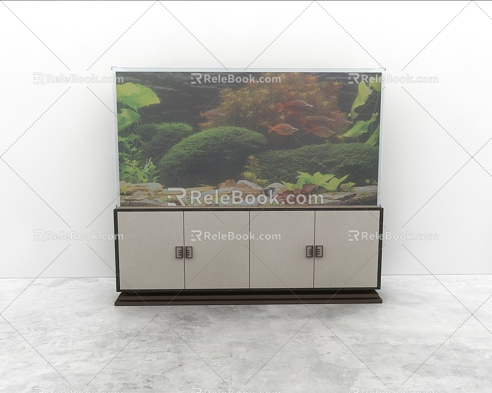 Fish tank 3d model