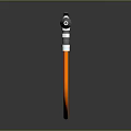 Professional Hardware Tool With Long Orange Handle And Metal Tips