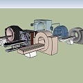 GE Rotational CT Scan 3d model