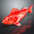 Cold Water Fish Goldfish Gold Grass Gold Cold Water Parrot Koi Double Tailed Gold Red Hat Lanshou Longjing 3d model