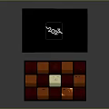 Colorful Chocolate Pieces Neatly Arranged In Black Box With Elegant Design And Attractive Presentation